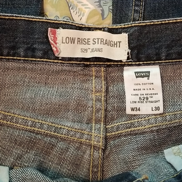 Levi's 529 low rise straight jeans - Picture 6 of 6